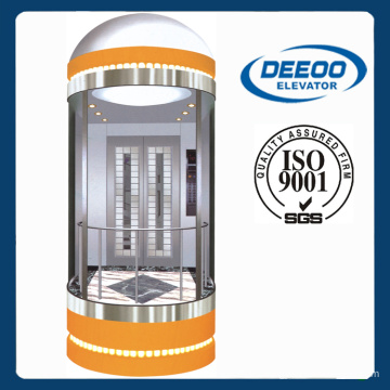 Elevador panorámico de la fábrica del elevador de la seguridad de SGS de ISO9001